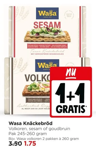 Aanbieding: Wasa Knäckebröd