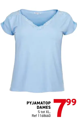 Promotie: Pyjamatop dames