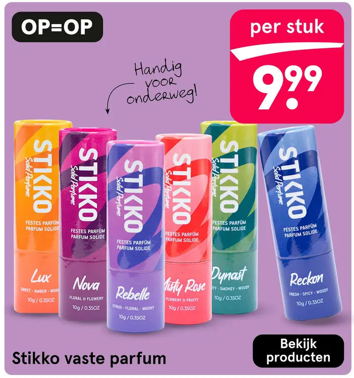 Aanbieding: Stikko vaste parfum