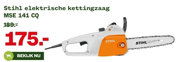 Aanbieding: Elektrische kettingzaag MSE 141 CQ