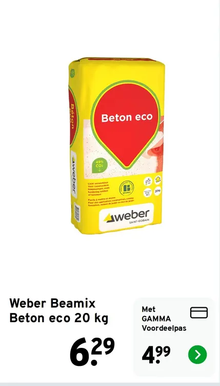 Aanbieding: Beamix Beton eco