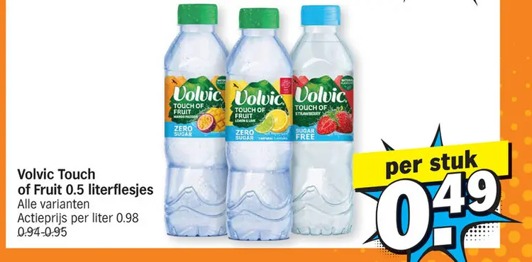 Promotie: Volvic Touch of Fruit