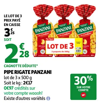 Promotie: Pipe rigate