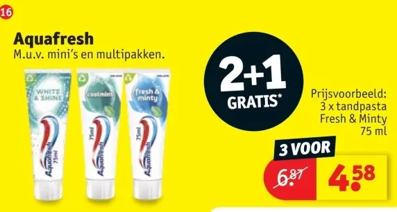 Promotie: Aquafresh