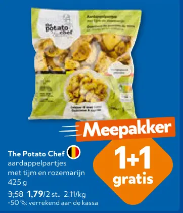 Promotie: aardappelpartjes met tijm en rozemarijn