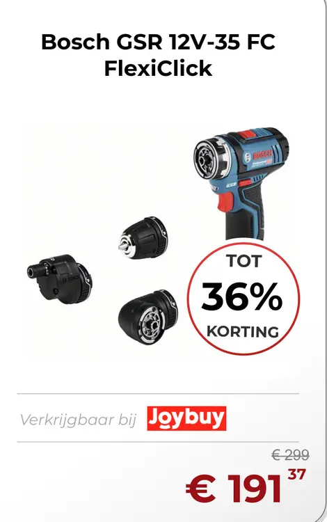 Aanbieding: GSR 12V-35 FC FlexiClick