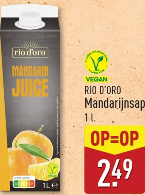 Aanbieding: Mandarijnsap