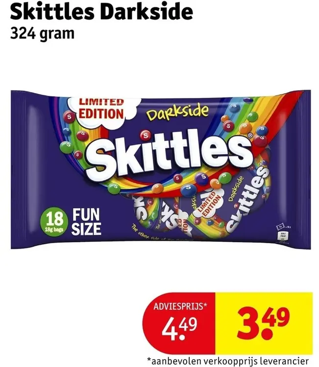 Aanbieding: Skittles Darkside