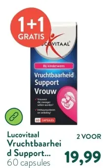 Aanbieding: Lucovitaal Vruchtbaarheid Support