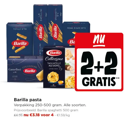 Promotie: Barilla pasta
