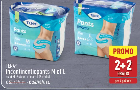 Promotie: Incontinentiepants M of L
