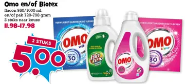 Aanbieding: Omo en/of Biotex