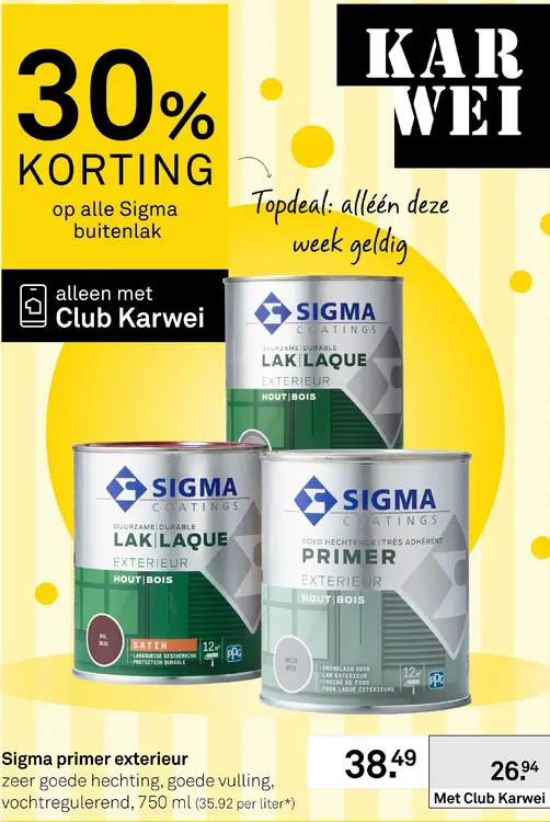 Aanbieding: Sigma primer exterieur