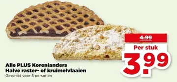 Aanbieding: Korenlanders Halve raster- of kruimelvlaaien