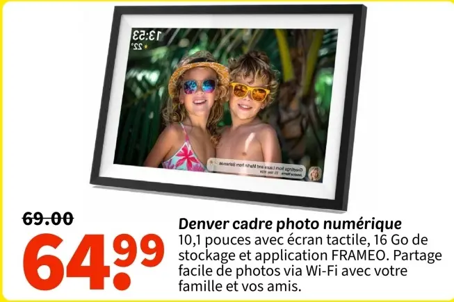 Offre: cadre photo numérique