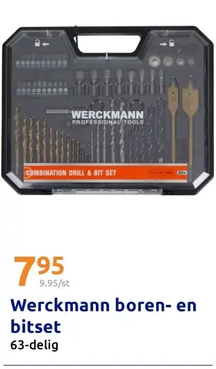 Aanbieding: Werckmann boren- en bitset