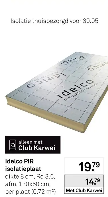 Aanbieding: Isolatieplaat
