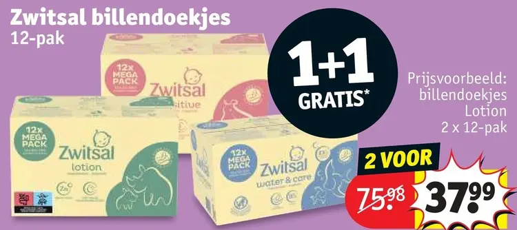 Aanbieding: Billendoekjes Lotion