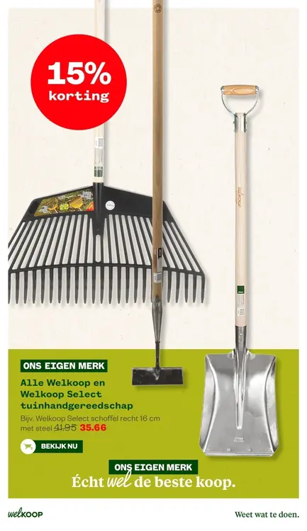 Aanbieding: Alle Welkoop en Welkoop Select tuinhandgereedschap