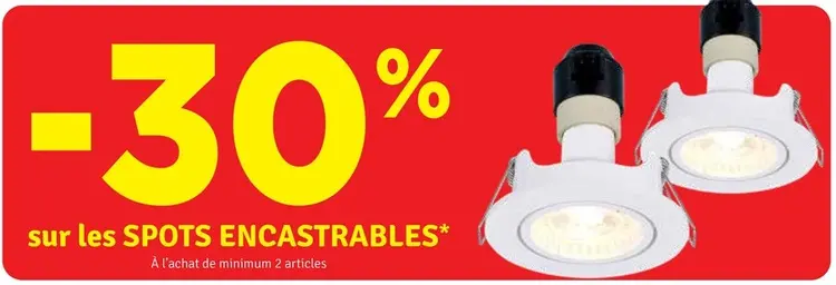 Offre: Spots encastrables