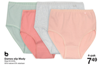 Aanbieding: Dames slip Mady