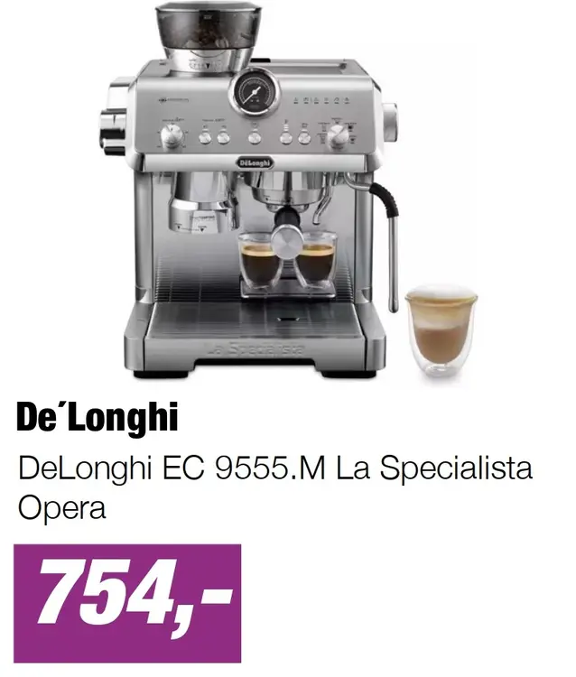 Aanbieding: DeLonghi EC 9555.M La Specialista Opera