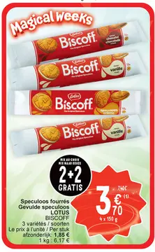 Offre: Speculoos fourrés / Gevulde speculoos