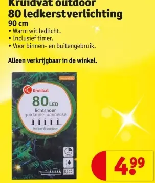 Aanbieding: 80 ledkerstverlichting