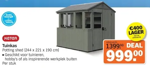 Aanbieding: Tuinkas
