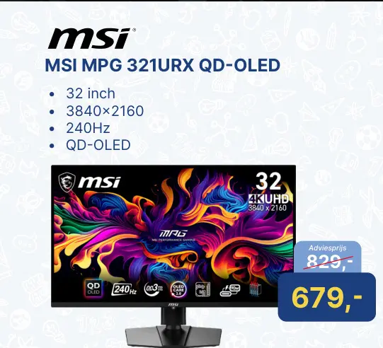Aanbieding: Msi mpg 321urx qd-oled