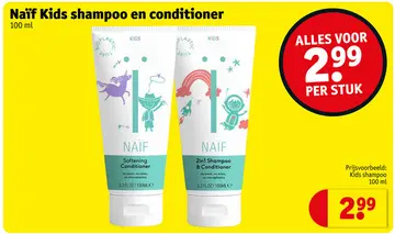 Aanbieding: Kids shampoo en conditioner