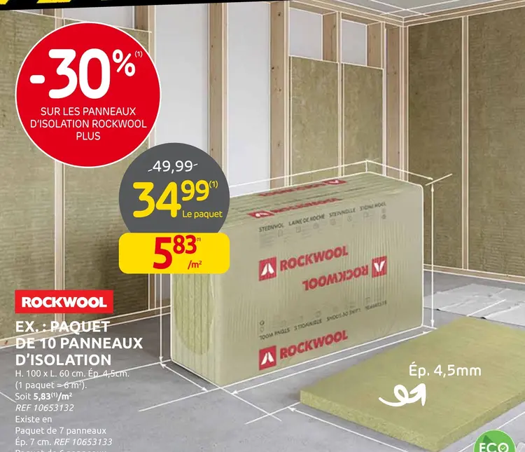 Offre: Panneaux d'isolation