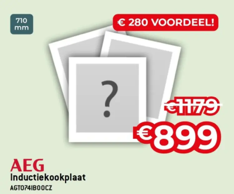 Promotie: Inductiekookplaat