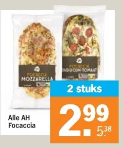 Aanbieding: AH Focaccia