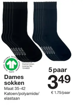 Aanbieding: Dames sokken