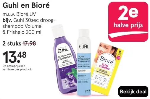 Aanbieding: Guhl en Bioré