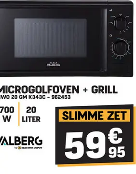 Aanbieding: Microgolfoven + grill