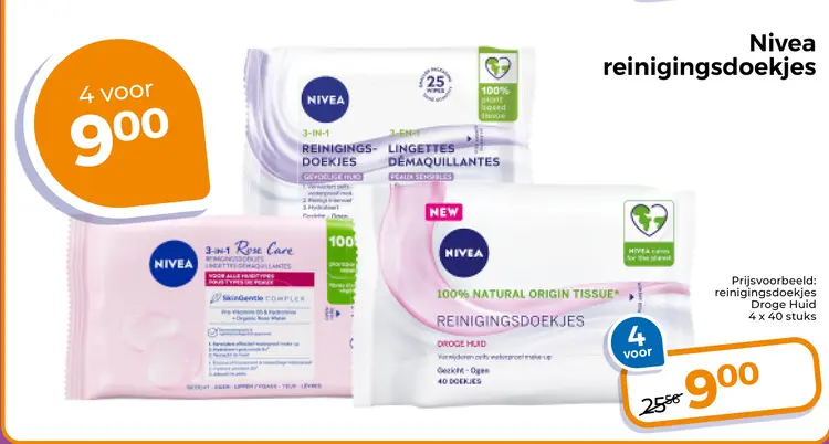 Aanbieding: Nivea reinigingsdoekjes