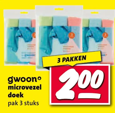 Aanbieding: microvezel doek