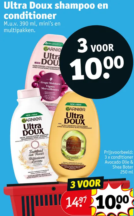 Promotie: Ultra Doux shampoo en conditioner