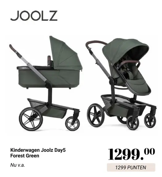 Aanbieding: Kinderwagen Joolz Day5 Forest Green