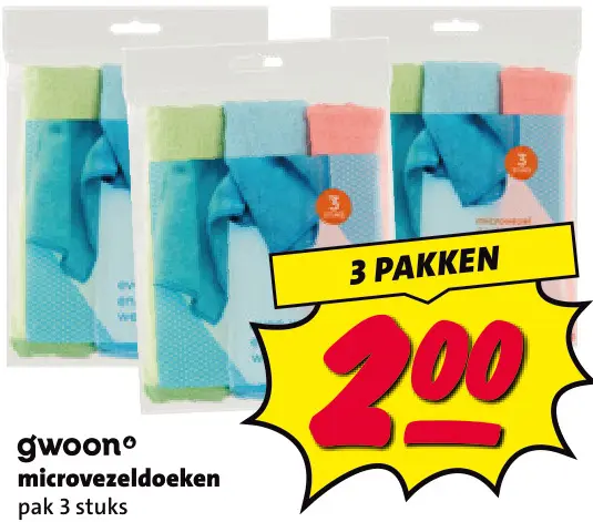 Aanbieding: Microvezeldoeken
