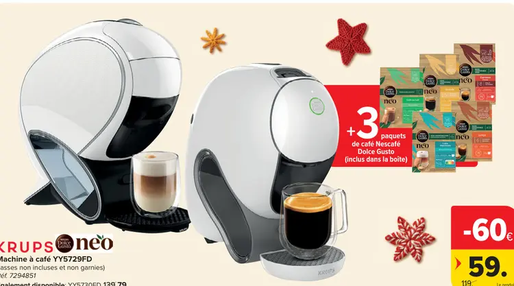 Offre: Machine à café YY5729FD