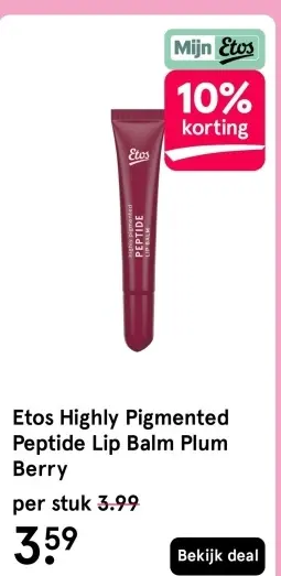 Aanbieding: Highly Pigmented Peptide Lip Balm Plum Berry