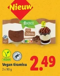 Aanbieding: Vegan tiramisu