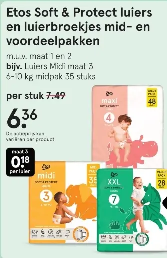 Aanbieding: Soft & Protect luiers en luierbroekjes