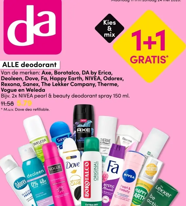 Aanbieding: ALLE deodorant