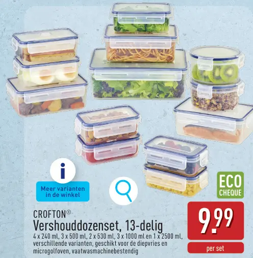 Promotie: Vershouddozenset, 13-delig