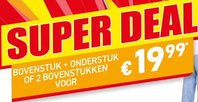 Promotie: Bovenstuk + onderstuk of 2 bovenstukken