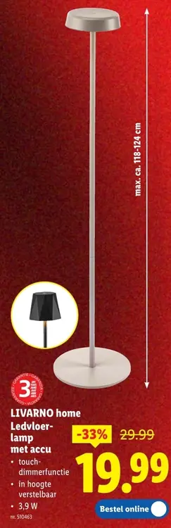 Promotie: Ledlamp accu